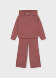 Conj. Pantalon largo tricot rosaceo