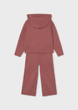 Conj. Pantalon largo tricot rosaceo