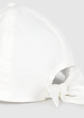 Gorra blanca lazo