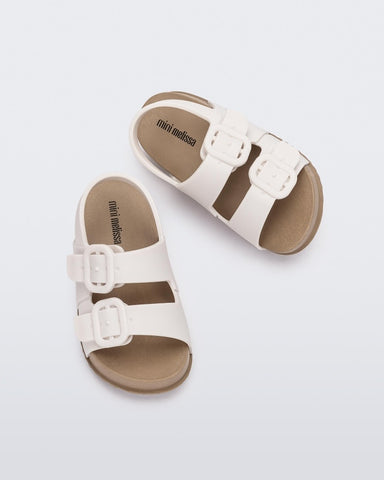 Mini Melissa Cozy Sandal BB White