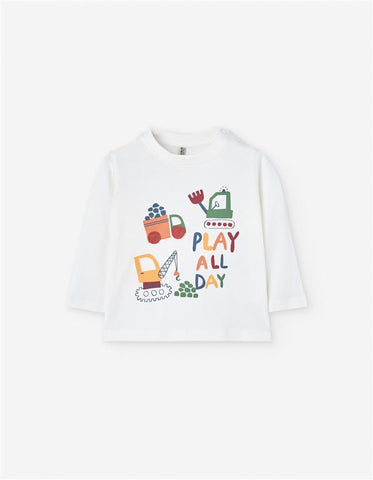 CAMISETA M/L "PLAY ALL DAY"
