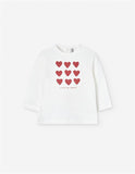 BLUSA M/L CORAZONES ROJOS