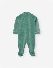 MAMELUCO AFELPADO OSO GREEN