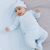 PIN DOT BLUE MAGNETIC KIMONO HAT SET