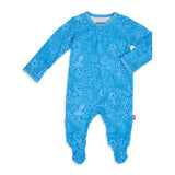 Seas the day BLUE Magnetic footie & coverall