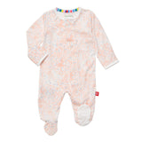 Seas the day PINK Magnetic footie & coverall