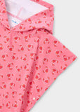 Poncho playa estampado cangrejos