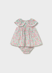 Vestido estampado flores c/braga aqua