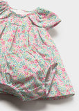 Vestido estampado flores c/braga aqua