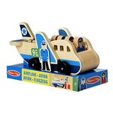 Set de Juego Avión con 4 Figurinas y 4 Maletas