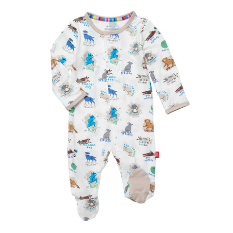Dog days magnetic footie & coverall